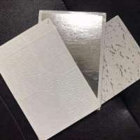 Factory Supply Fireproof PVC Paper Laminated Gypsum Ceiling Tiles